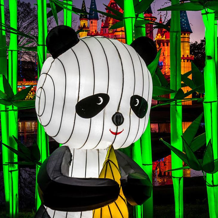 Chinese Panda Lantern