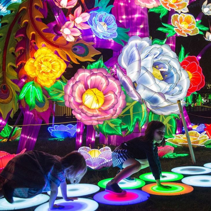 Chinese Silk Lantern Animal Lantern Festival Decoration