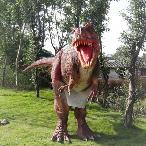 Animatronic Dinosaur Shows Walking Dinosaur Suits