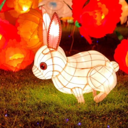 Chinese Rabbit Lantern For Mid-Autumn Festival