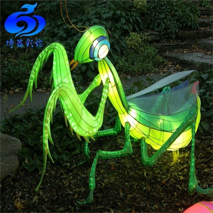 Park Decoration LED Animal Beautiful Chinese Silk Lantern