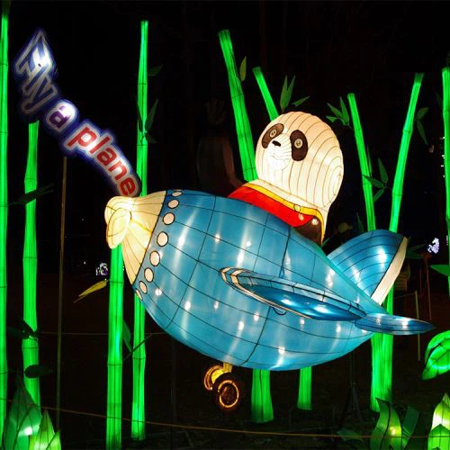 Chinese Festival Panda Animal Lantern
