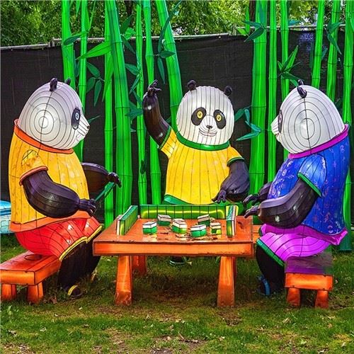 Waterproof Chinese Panda Animal Lantern
