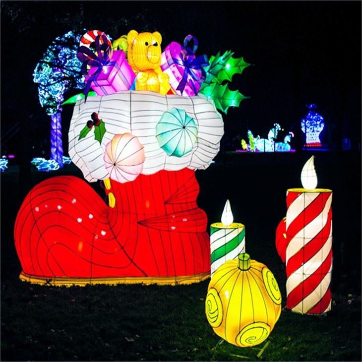 Christmas Decoration Lantern Show For Shopping Mall