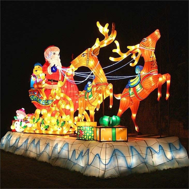 Christmas Decoration Lantern Show For Shopping Mall