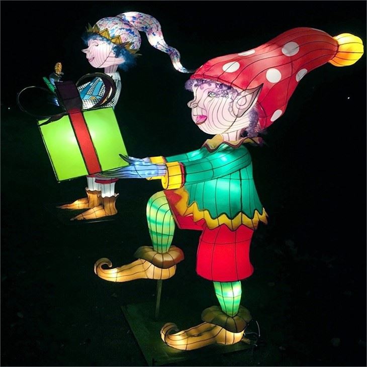 Christmas Decoration Lantern Show For Shopping Mall