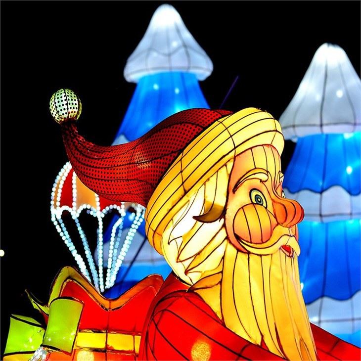 Christmas Decoration Lantern Show For Shopping Mall
