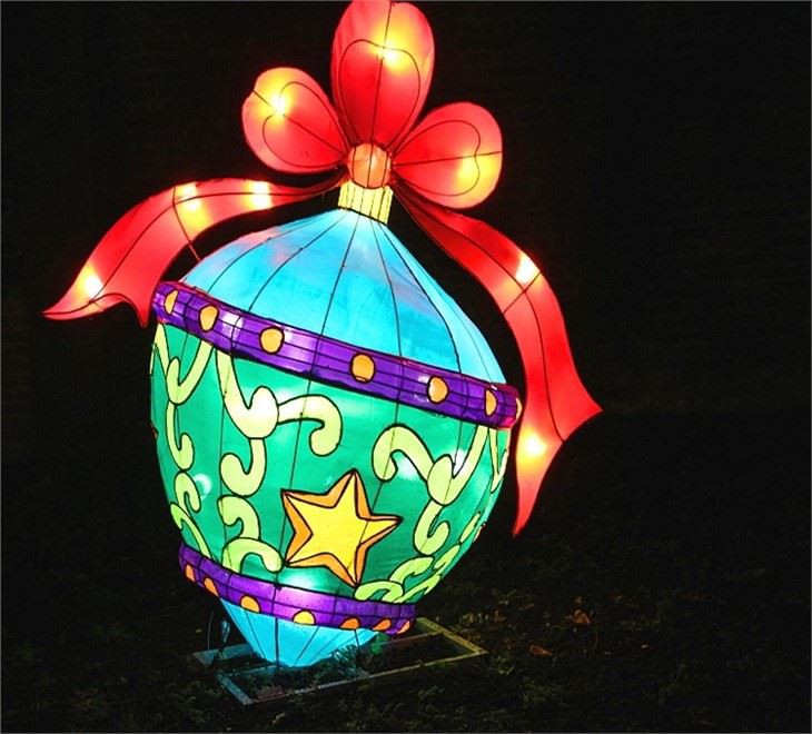 Christmas Decoration Lantern Show For Shopping Mall