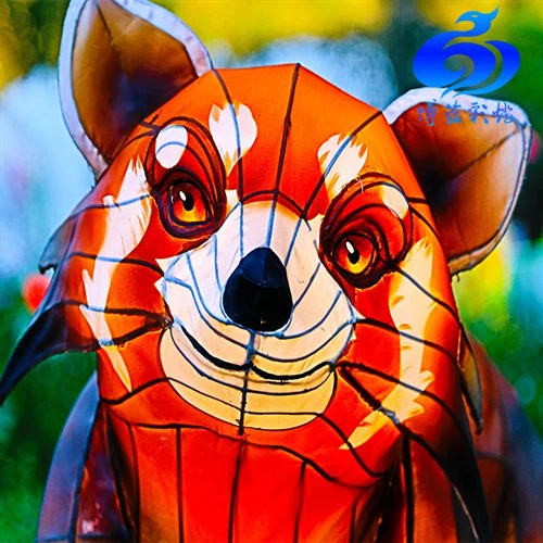 Outdoor Waterproof Silk Fox Lantern