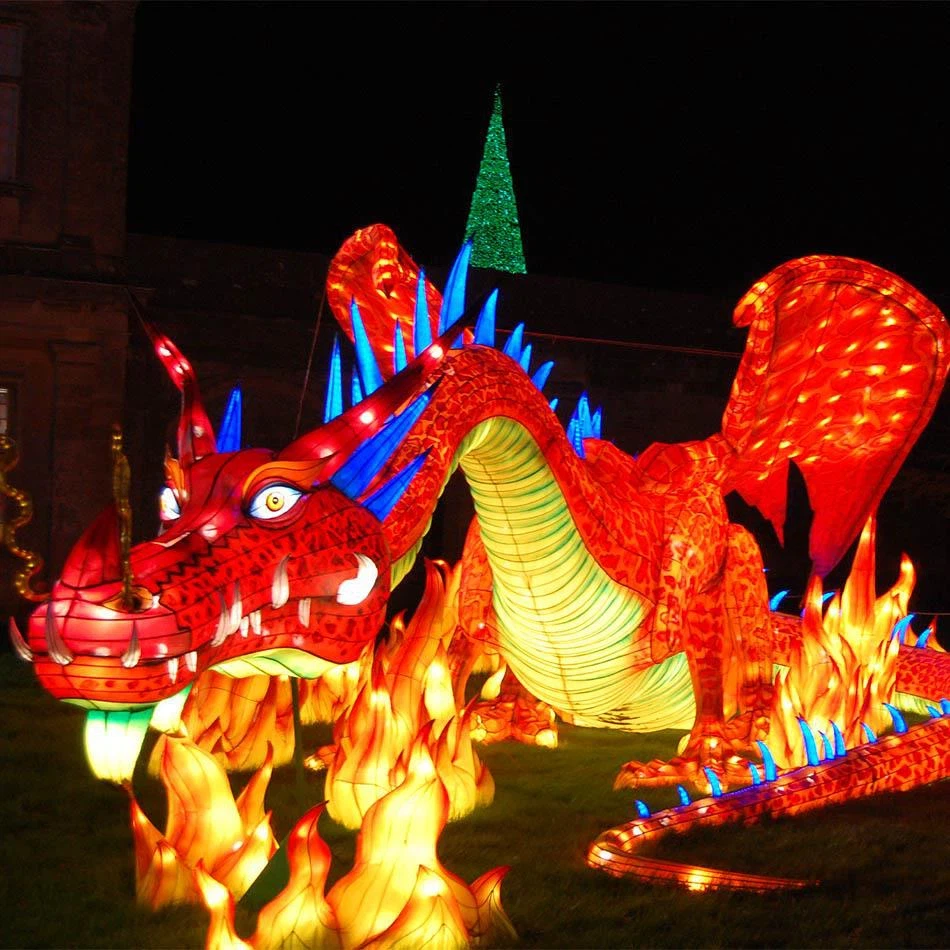 Festival Giant Lantern Display In Park
